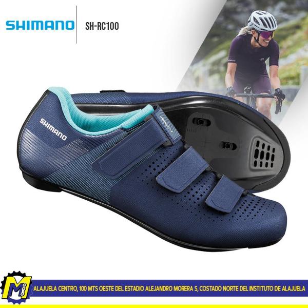 ZAPATOS RUTA MUJER #38 MOD: SH-RC100 AZUL SHIMANO
