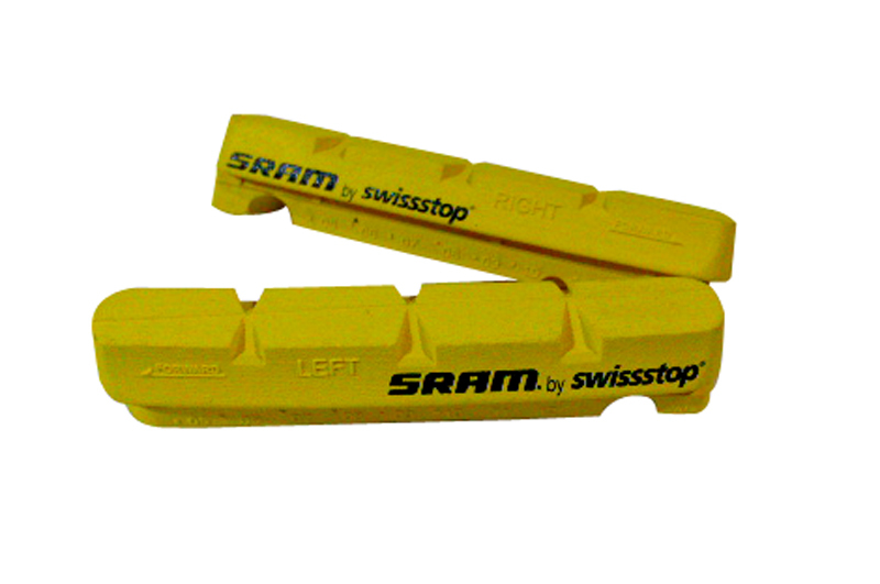 SRAM PAR ZAPATA (REP) ARO CARBON ALUMINIO- AMARILLAS (11.5115.000.010)