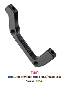 ADAPTADOR TRASERO CALIPER POST STAND 180M