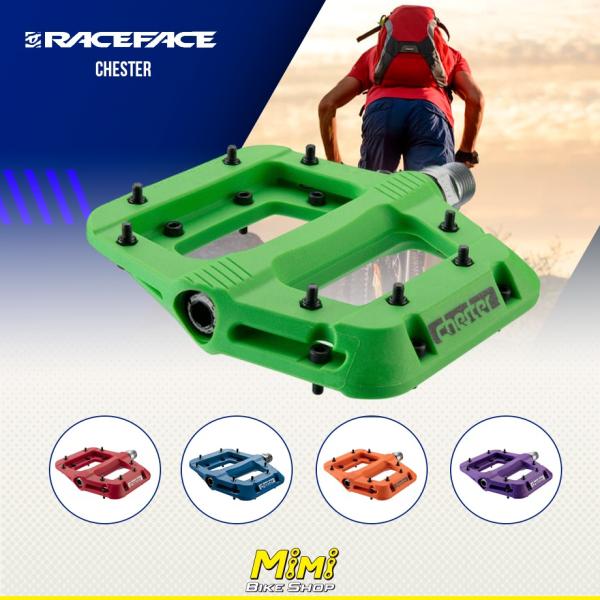 PEDAL RACE FACE CHESTER RED