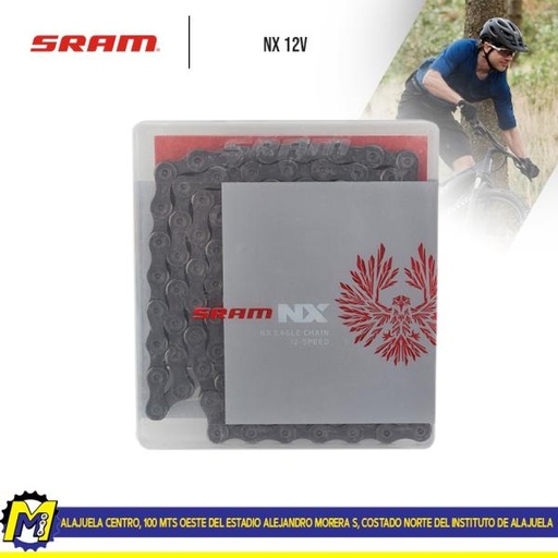 [8021064] CADENA SRAM NX EAGLE 12V 126L POWERLINK