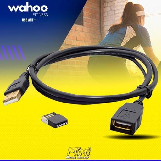 [853988006263] USB ANT+ KIT + USB EXTENSION CORD WAHOO