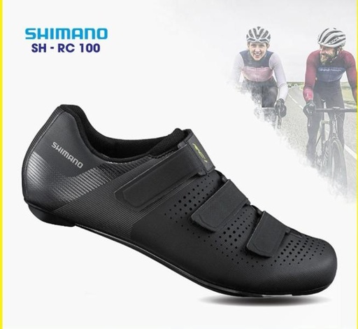 [65-196-7] ZAPATOS RUTA #46 MOD: SH-RC100 NEGRO SHIMANO