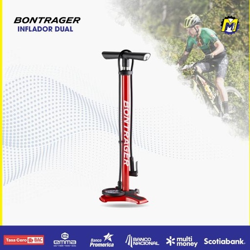 [552590] INFLADOR DE PISO DUAL ROJO BONTRAGER