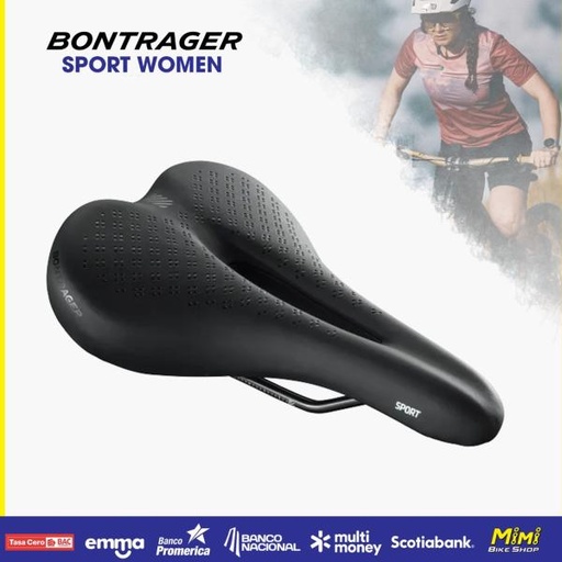 [533017] ASIENTO BONTRAGER SPORT MUJER NEGRO