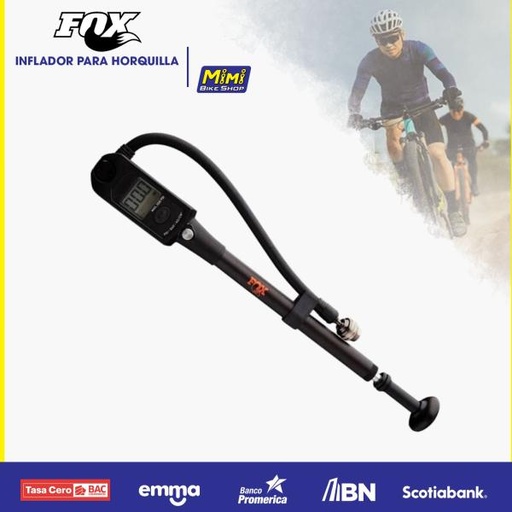 [027-00-018] INFLADOR FOX DIGITAL HP WBLEED FOLDABLE 350 PSI