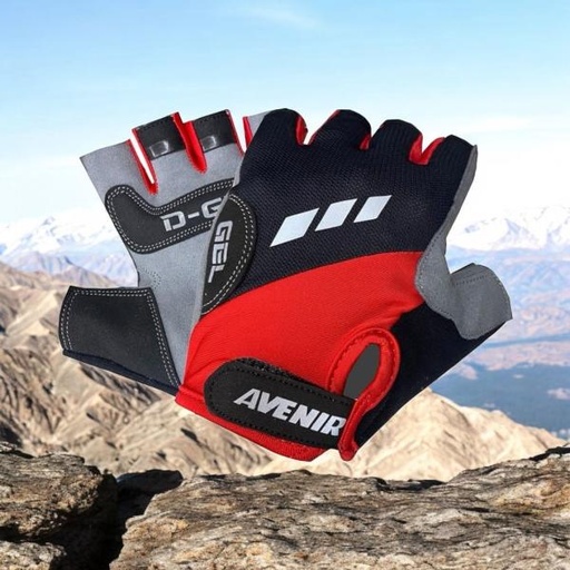 [AVX1SM/RD] AVENIR GUANTES AVX-1 SILICON REFLEX ROJO SM